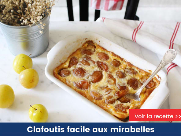 Clafoutis facile aux mirabelles
